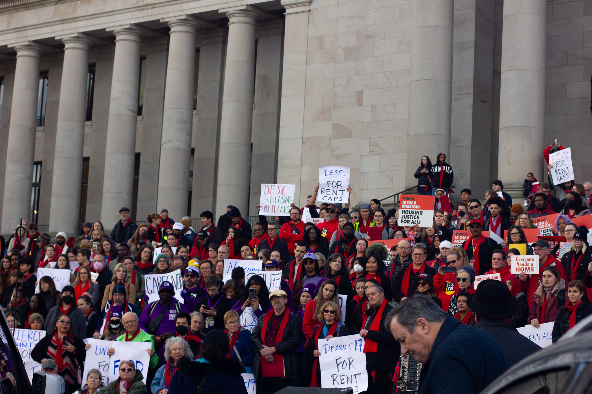 Housing and Homeless Advocacy Day rally in Olympia